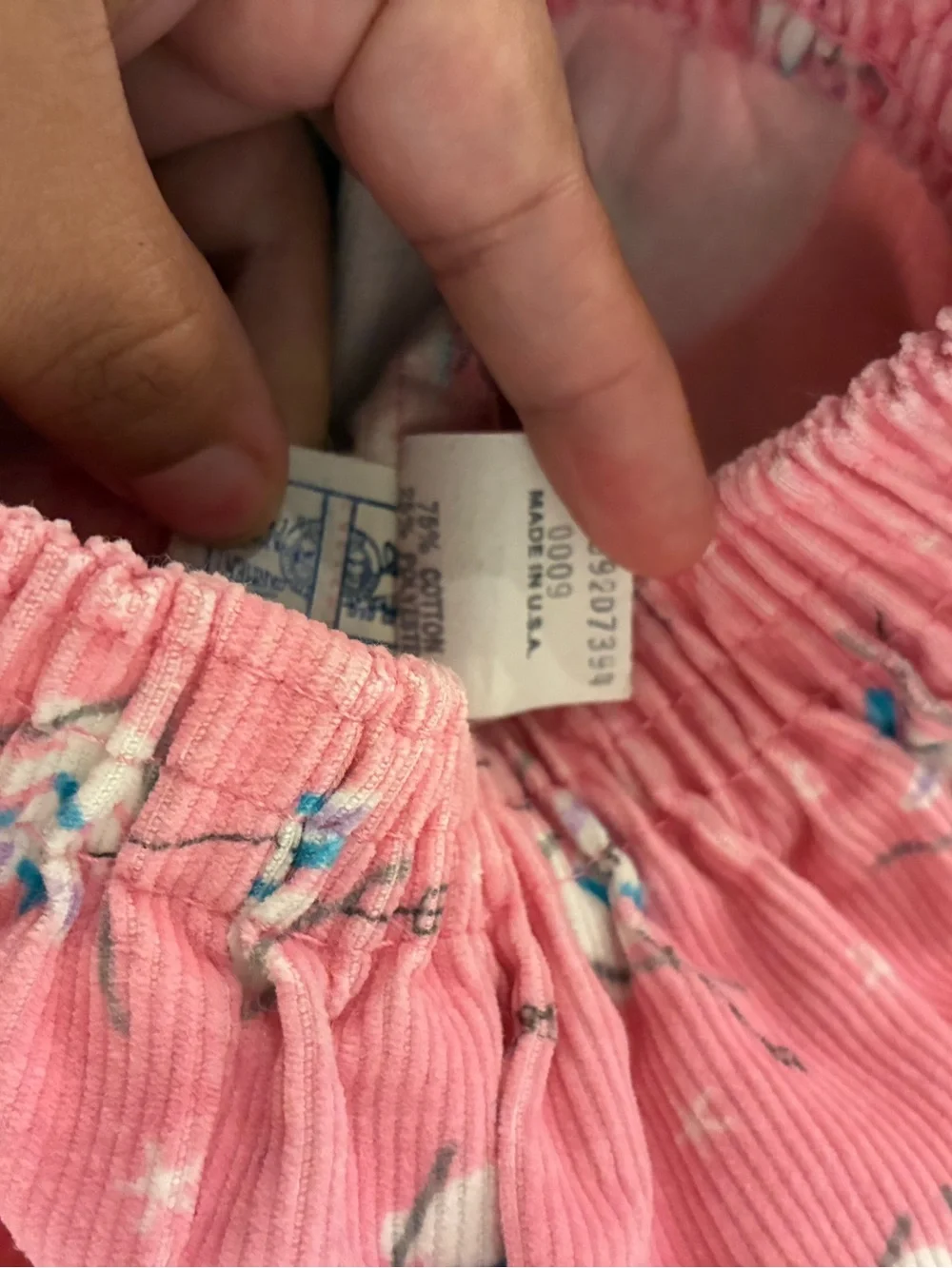 Vintage 80s 90s Rare Oshkosh Bgosh Pink Corduroy Ski Bunny Pants 3T Made in USA